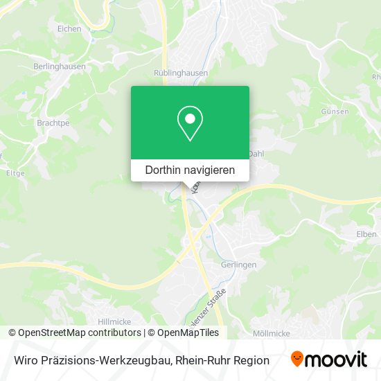Wiro Präzisions-Werkzeugbau Karte
