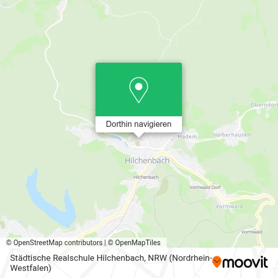 Städtische Realschule Hilchenbach Karte