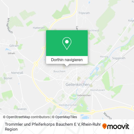 Trommler und Pfeiferkorps Bauchem E V Karte