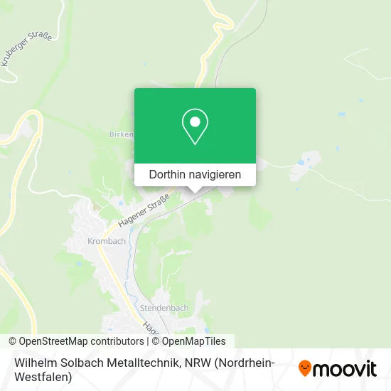 Wilhelm Solbach Metalltechnik Karte