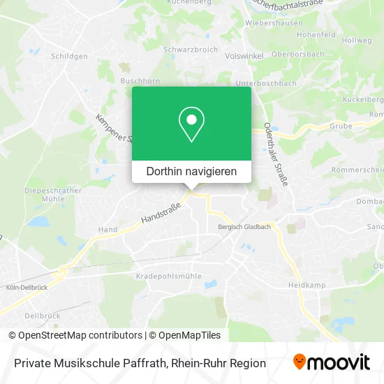 Private Musikschule Paffrath Karte