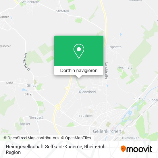 Heimgesellschaft Selfkant-Kaserne Karte