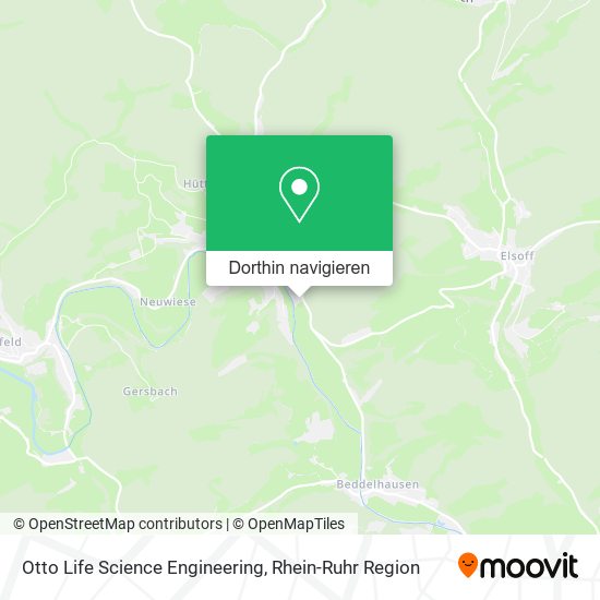 Otto Life Science Engineering Karte