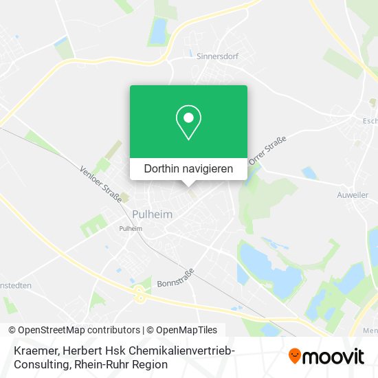 Kraemer, Herbert Hsk Chemikalienvertrieb-Consulting Karte