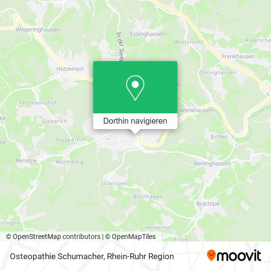 Osteopathie Schumacher Karte