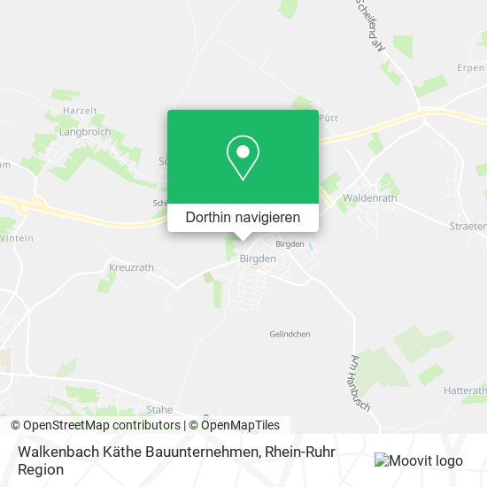 Walkenbach Käthe Bauunternehmen Karte