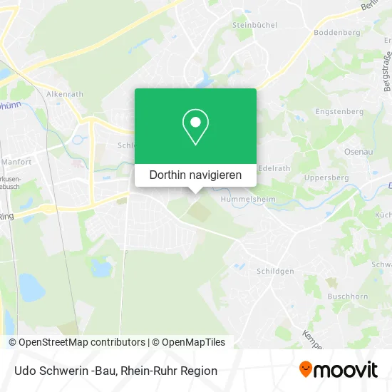 Udo Schwerin -Bau Karte