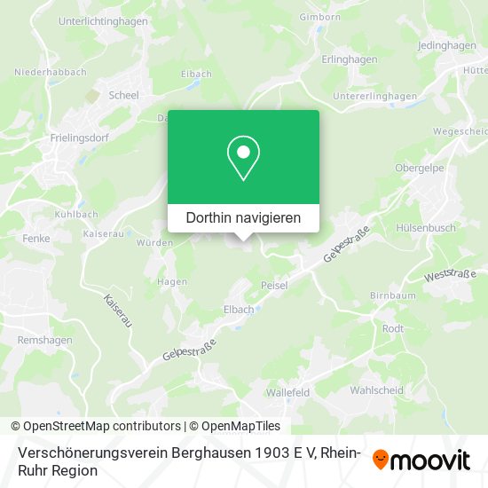 Verschönerungsverein Berghausen 1903 E V Karte