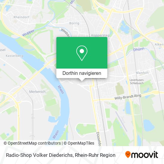 Radio-Shop Volker Diederichs Karte