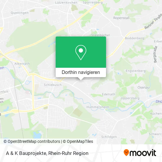 A & K Bauprojekte Karte