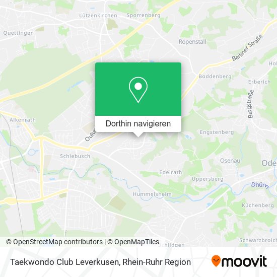 Taekwondo Club Leverkusen Karte