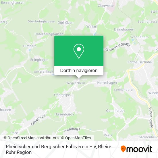 Rheinischer und Bergischer Fahrverein E V Karte