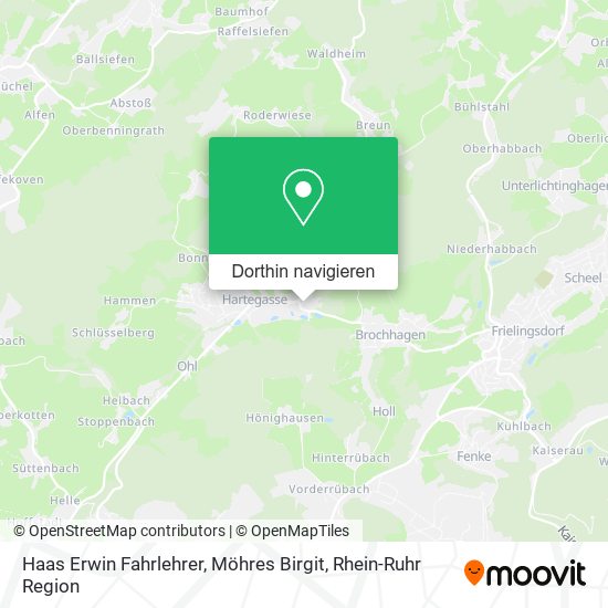 Haas Erwin Fahrlehrer, Möhres Birgit Karte