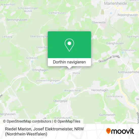 Riedel Marion, Josef Elektromeister Karte