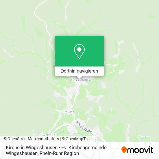Kirche in Wingeshausen - Ev. Kirchengemeinde Wingeshausen Karte