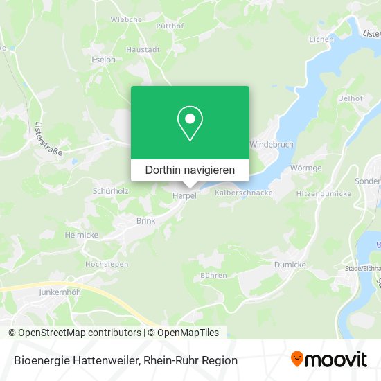 Bioenergie Hattenweiler Karte