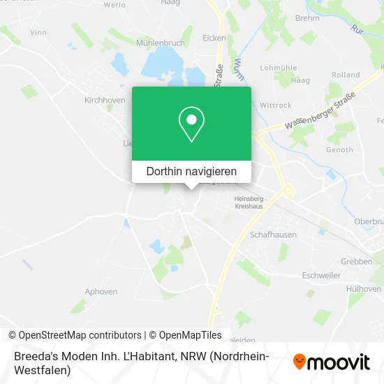 Breeda's Moden Inh. L'Habitant Karte