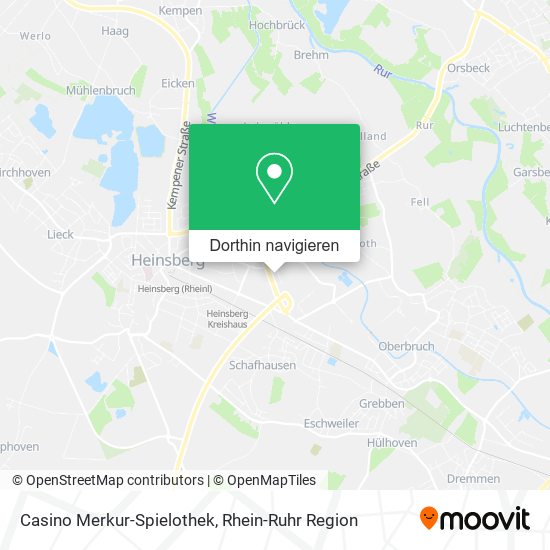 Casino Merkur-Spielothek Karte