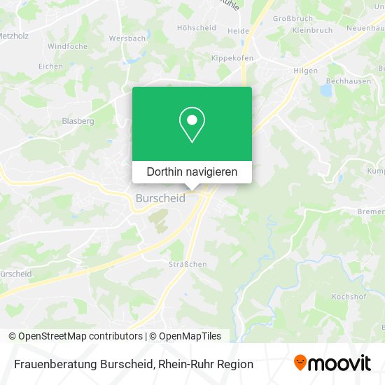 Frauenberatung Burscheid Karte