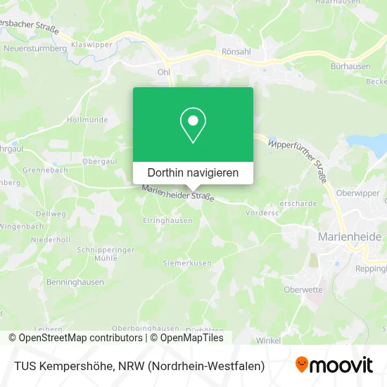 TUS Kempershöhe Karte