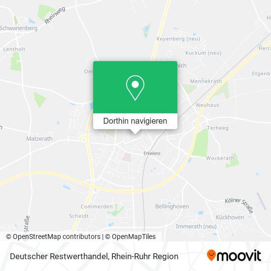 Deutscher Restwerthandel Karte