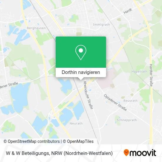 W & W Beteiligungs Karte