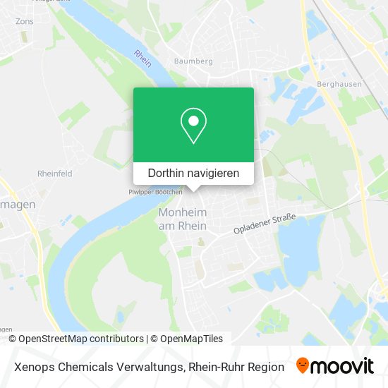 Xenops Chemicals Verwaltungs Karte