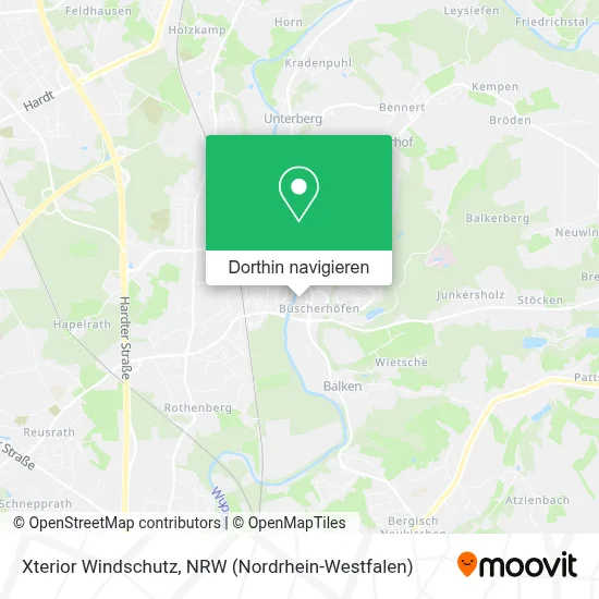 Xterior Windschutz Karte