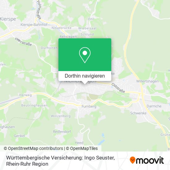 Württembergische Versicherung: Ingo Seuster Karte