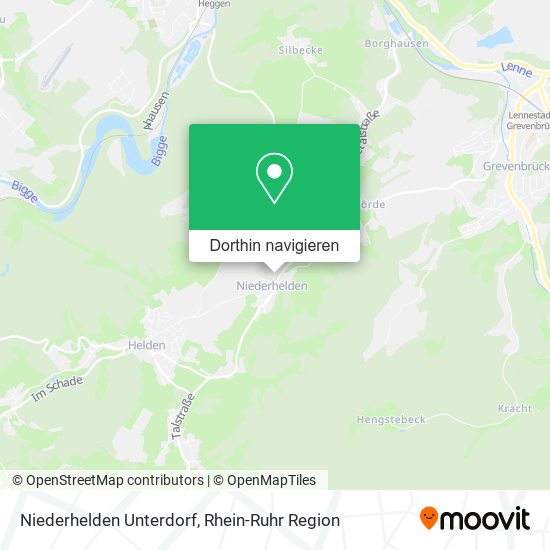 Niederhelden Unterdorf Karte