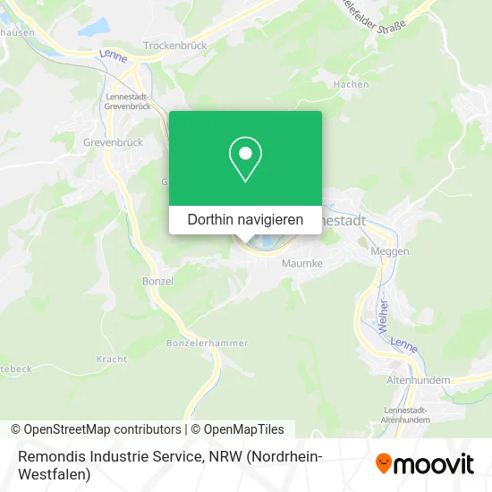 Remondis Industrie Service Karte