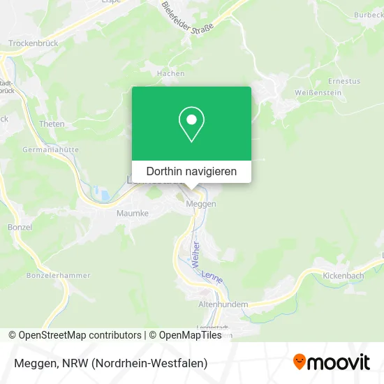 Meggen Karte