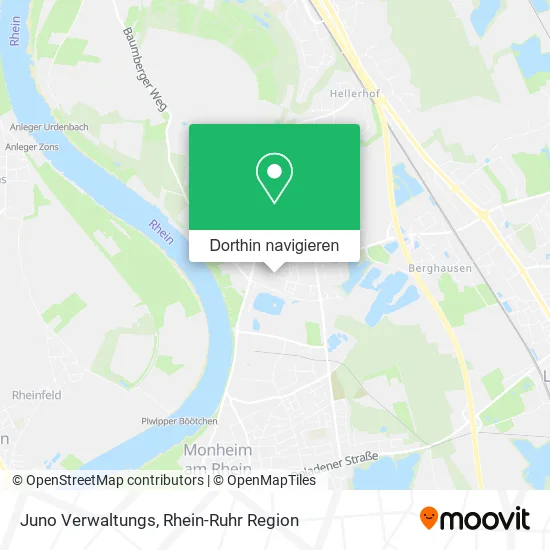 Juno Verwaltungs Karte