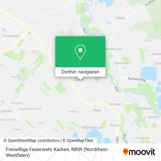 Freiwillige Feuerwehr Karken Karte