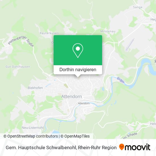 Gem. Hauptschule Schwalbenohl Karte