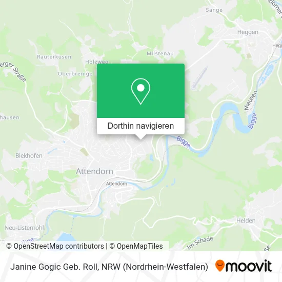 Janine Gogic Geb. Roll Karte