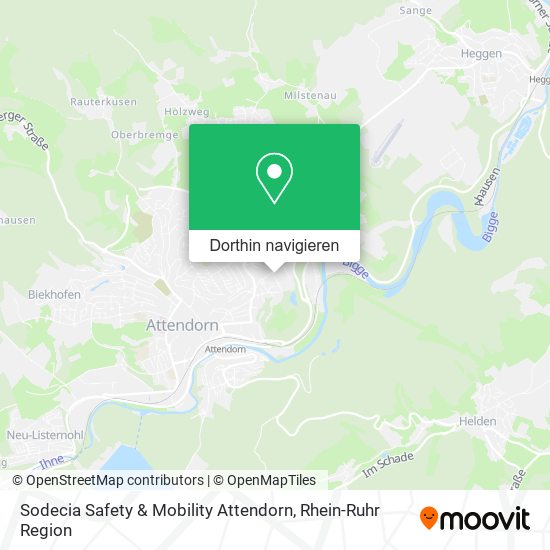 Sodecia Safety & Mobility Attendorn Karte