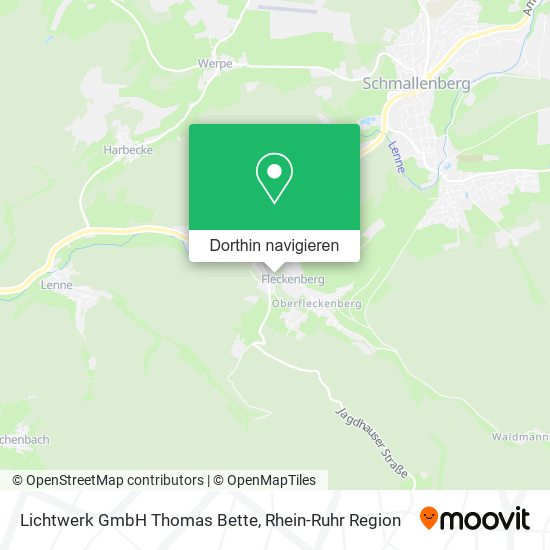 Lichtwerk GmbH Thomas Bette Karte