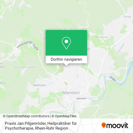 Praxis Jan Pilgenröder, Heilpraktiker für Psychotherapie Karte