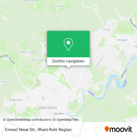 Ennest Neue Str. Karte