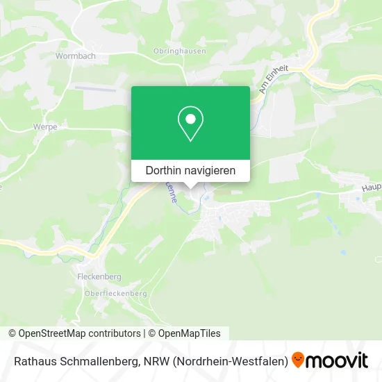 Rathaus Schmallenberg Karte