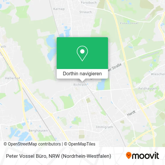 Peter Vossel Büro Karte