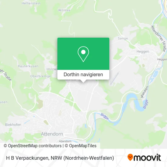 H B Verpackungen Karte