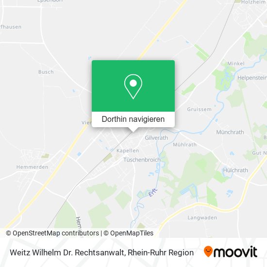 Weitz Wilhelm Dr. Rechtsanwalt Karte