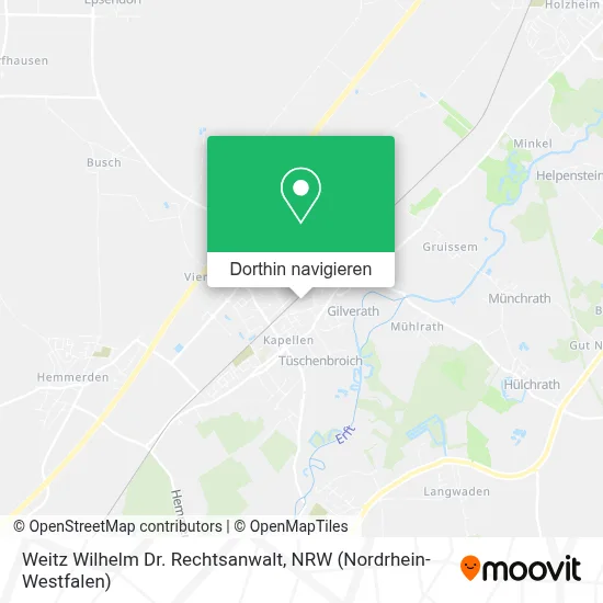 Weitz Wilhelm Dr. Rechtsanwalt Karte