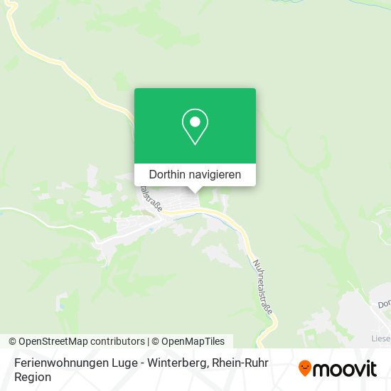 Ferienwohnungen Luge - Winterberg Karte