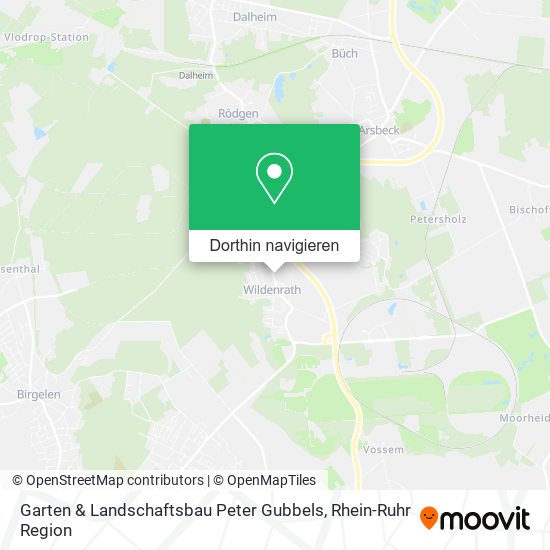 Garten & Landschaftsbau Peter Gubbels Karte