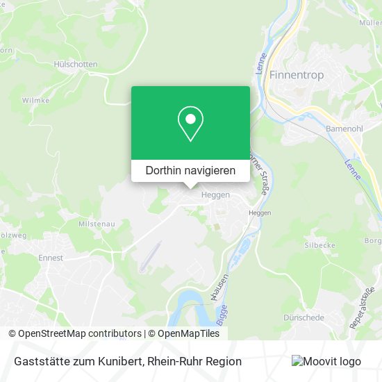 Gaststätte zum Kunibert Karte