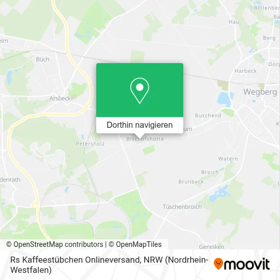 Rs Kaffeestübchen Onlineversand Karte