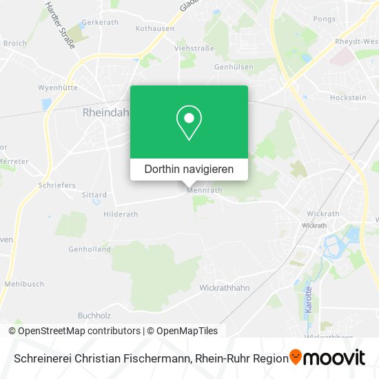 Schreinerei Christian Fischermann Karte
